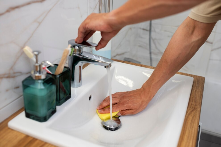 cleaning utility sink