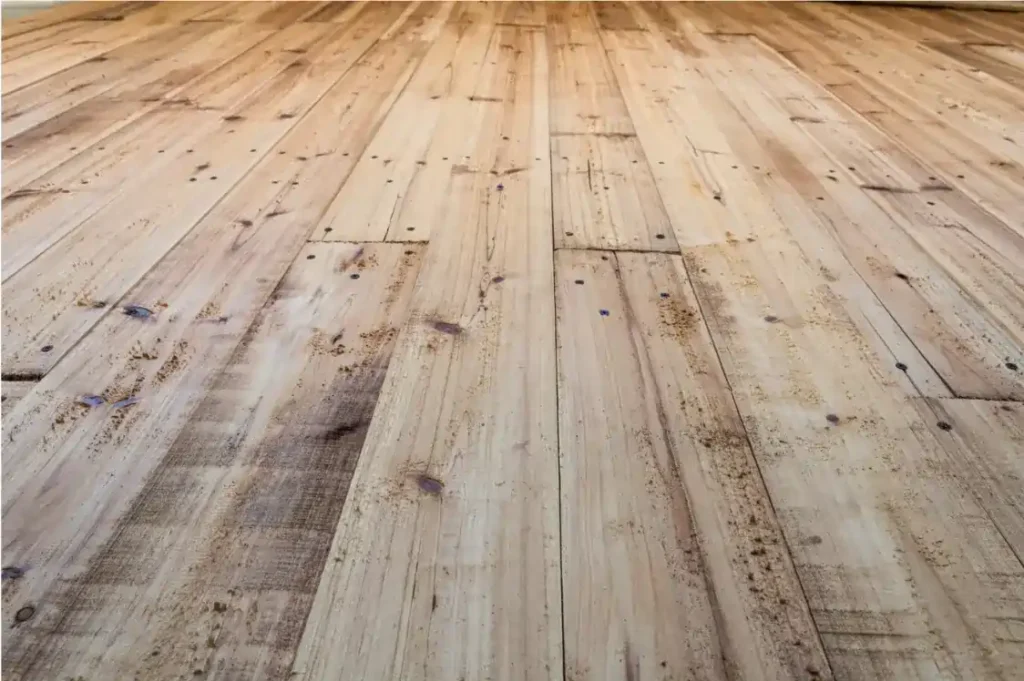 What are unfinished wood flooring?