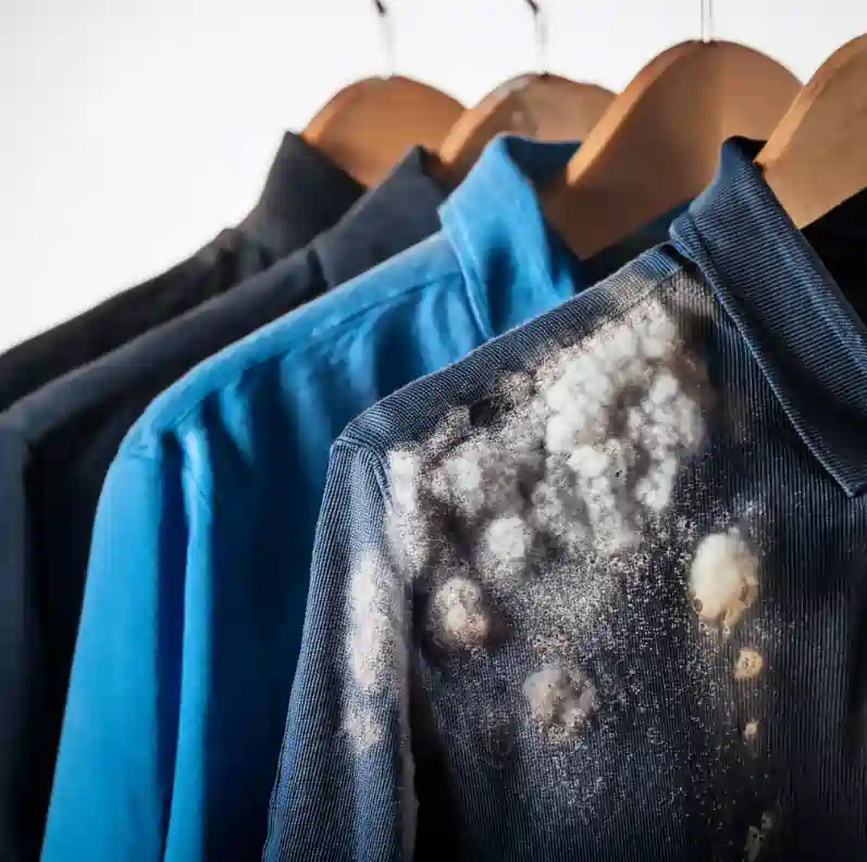 mold on clothes