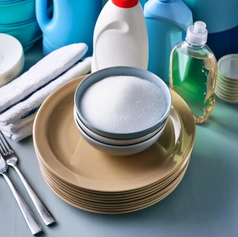 clothes detergent to wash dishes