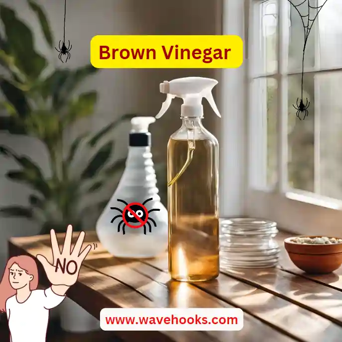 does brown vinegar kill spiders?