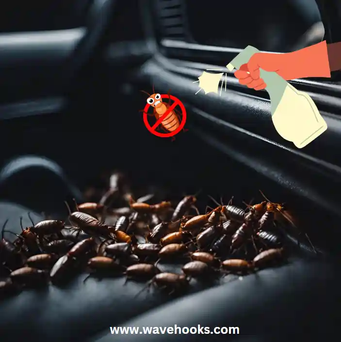 how to get rid of German cockroaches in car