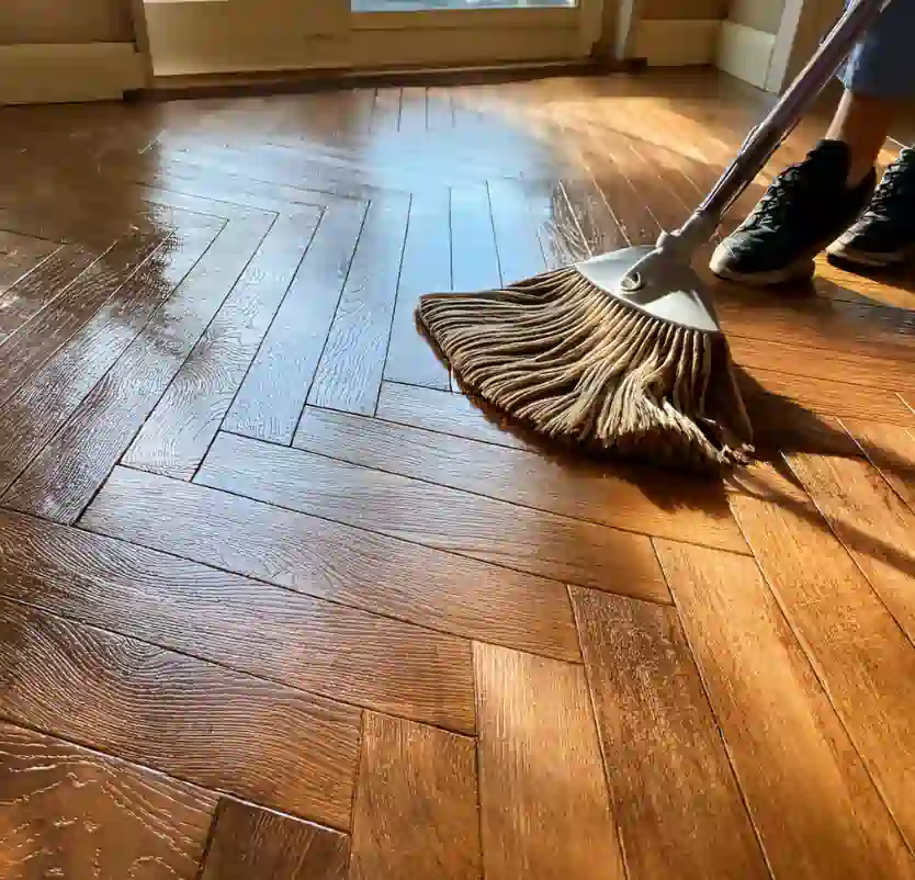 how to clean engineered hardwood floors