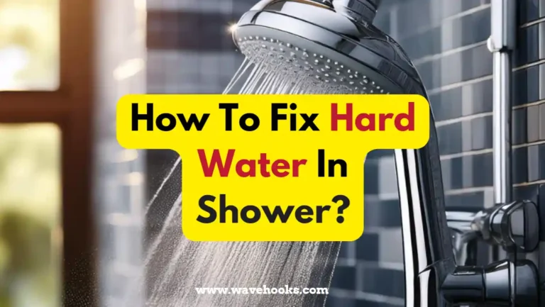 how to fix hard water in shower?