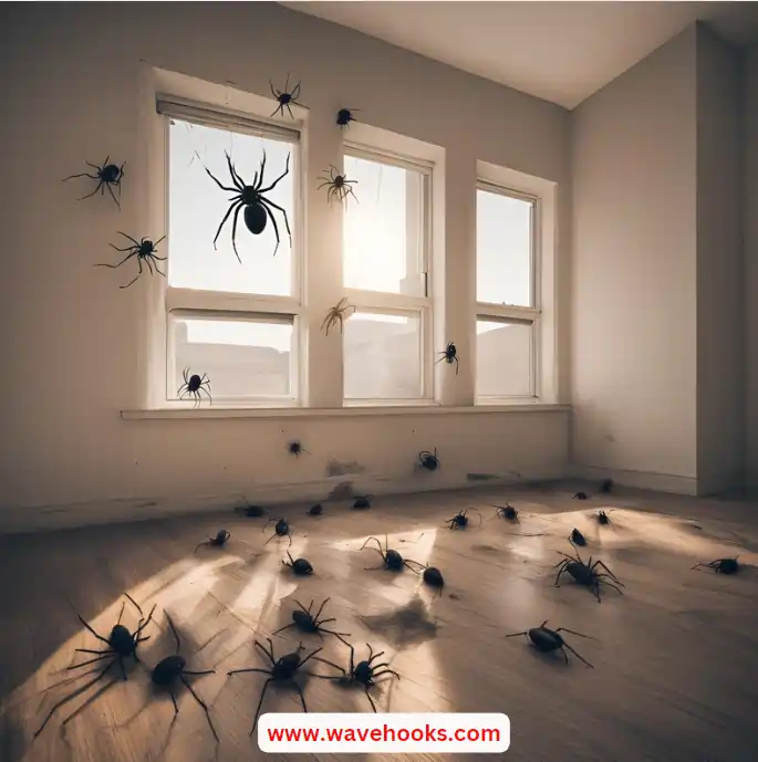 spider infestation in home