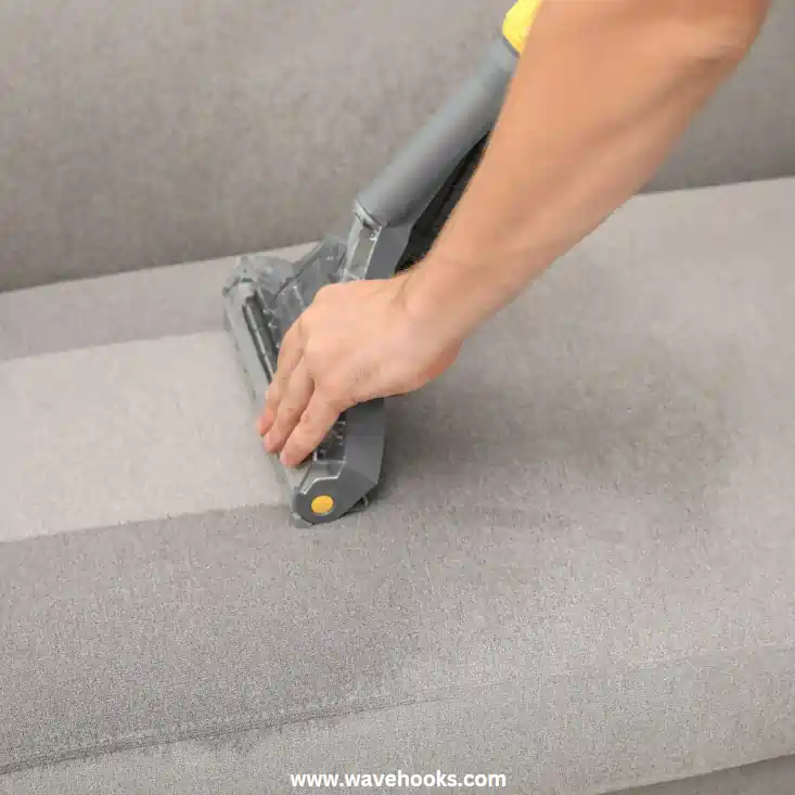 cleaning sofa