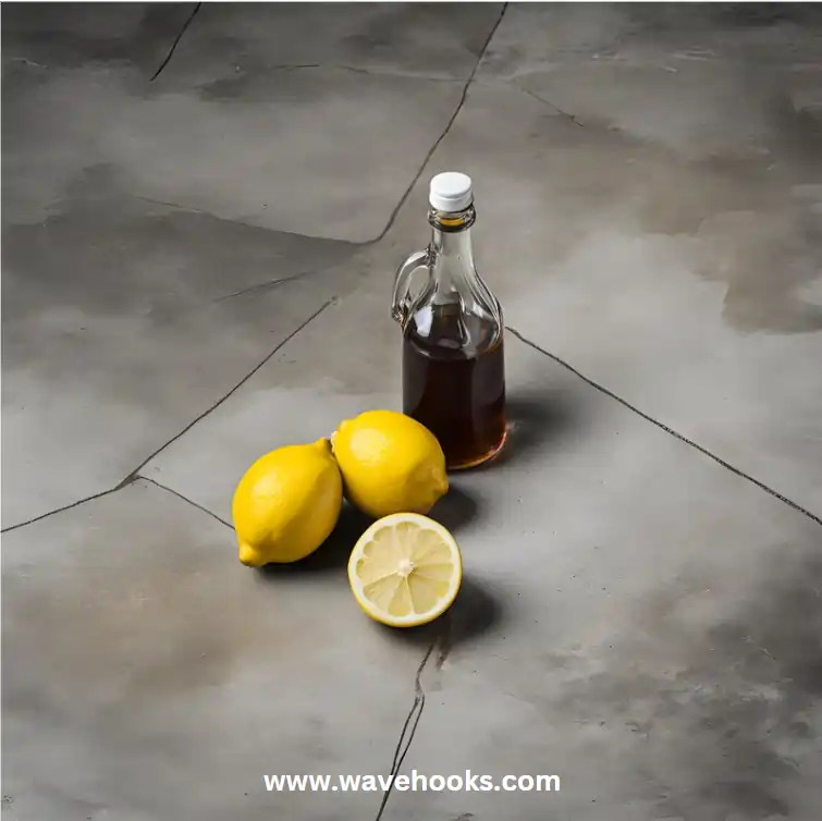 lemon and vinegar