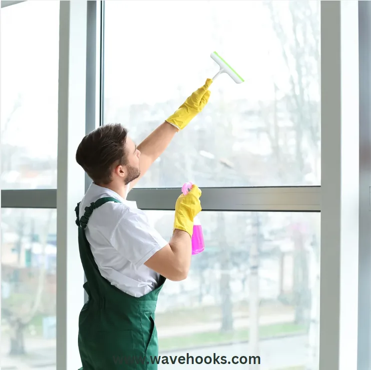 professional window cleaner