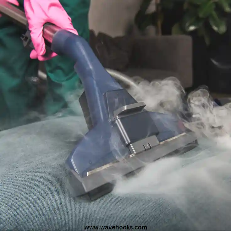 clean your sofa at home with steam without vacuum cleaner