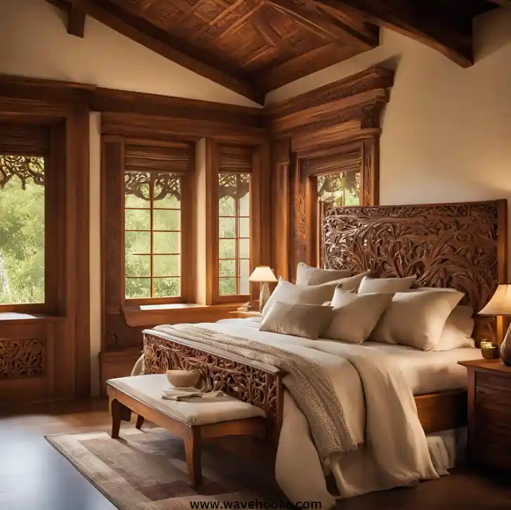 Rustic Wood Home Decor in bedroom