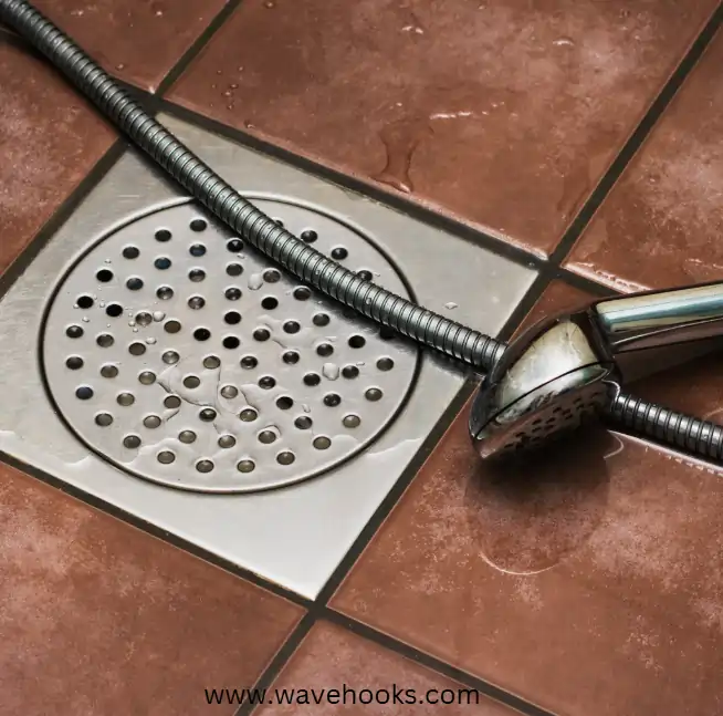 drain in the shower cleaning