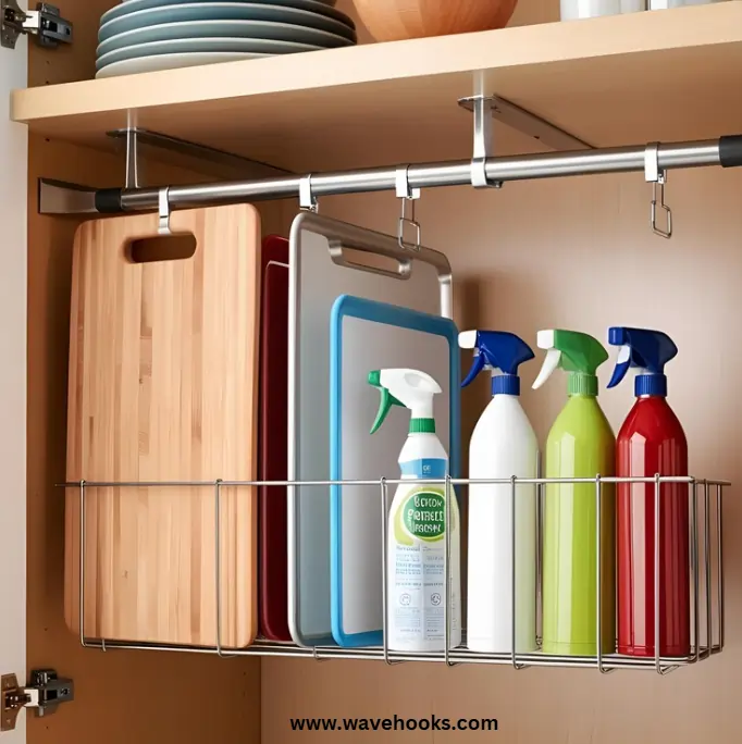 vertical hanging to save small space organization hacks