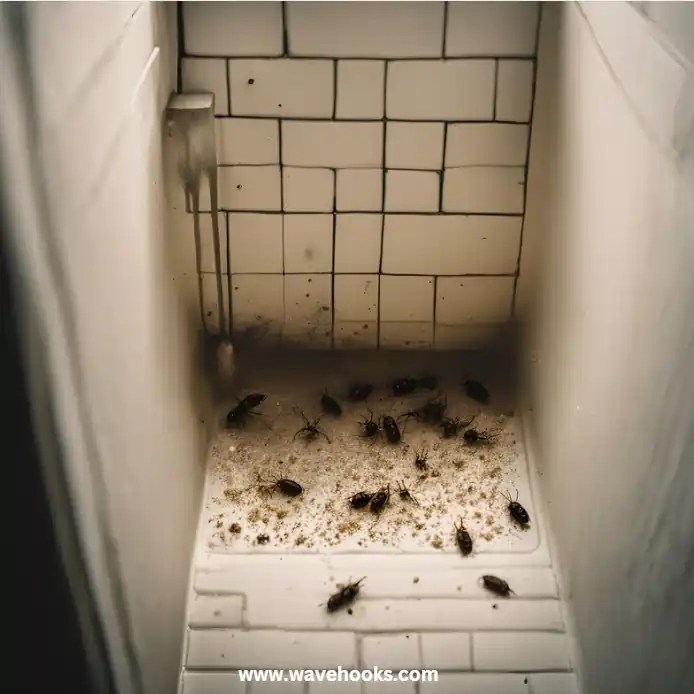 bugs in the bathroom