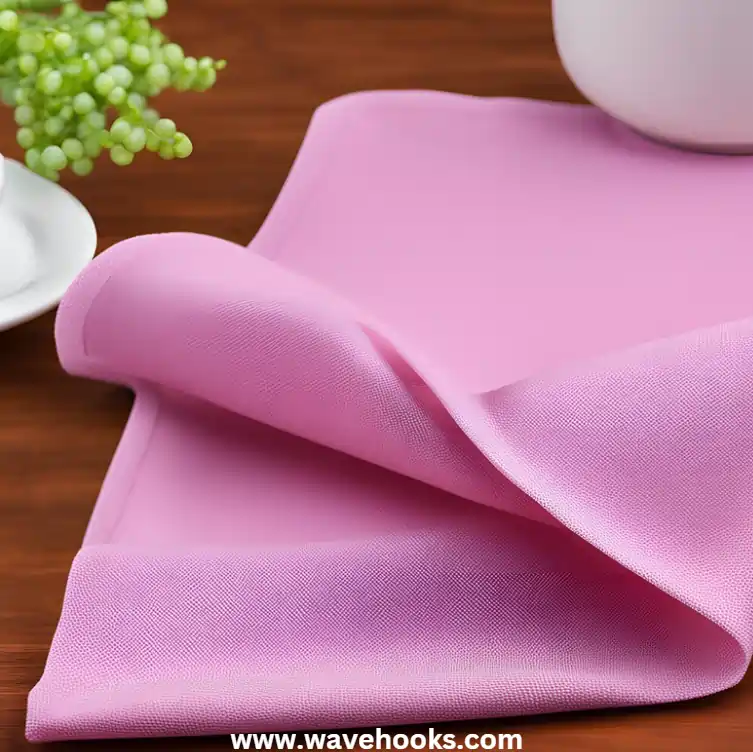 pink cloth for cleaning