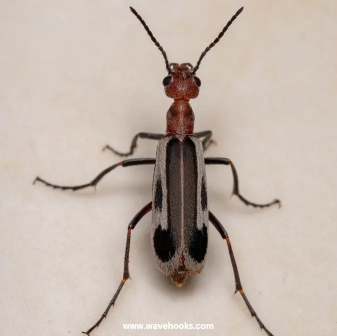 red faced blister beetle in the home