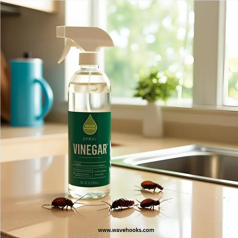 can vinegar spray kill cockroaches