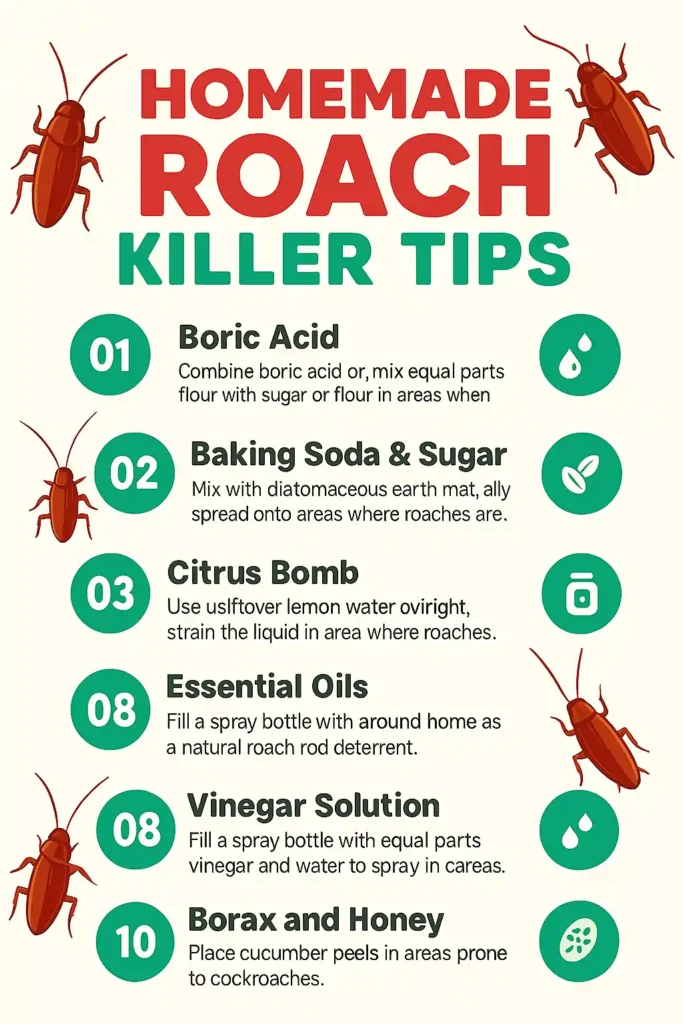 Homemade Roach killer Tips