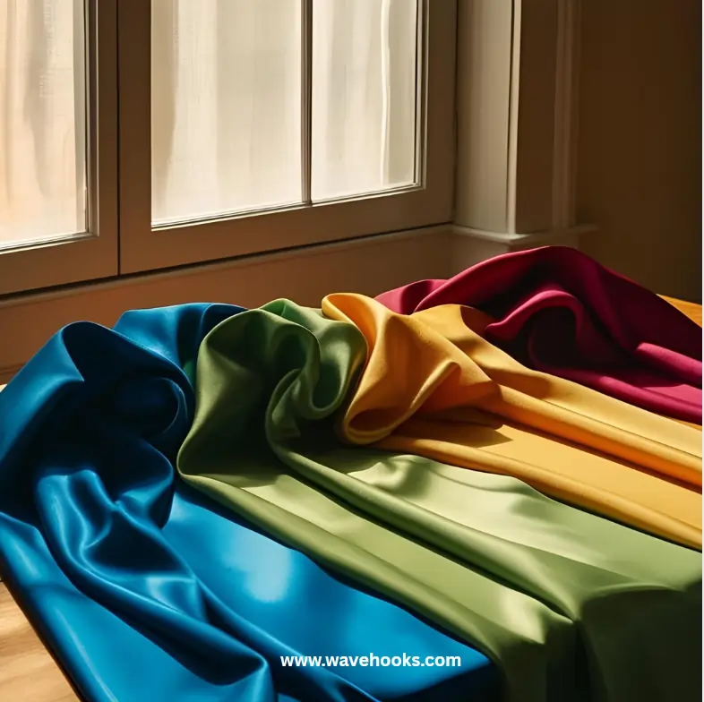 polyester cloth on the table
