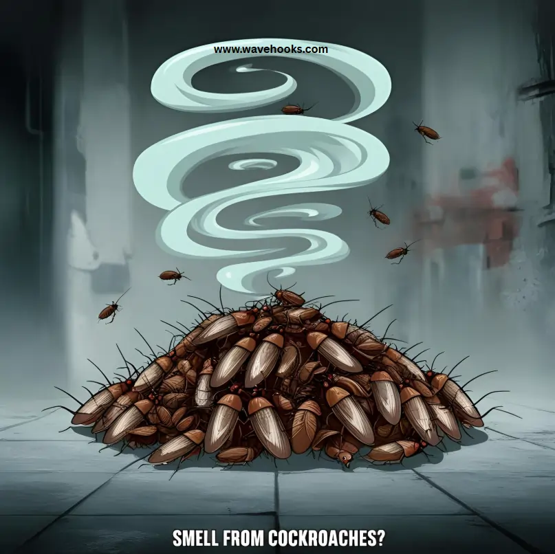 smell from cockroaches