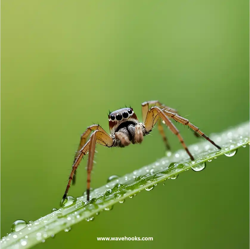 spider in water