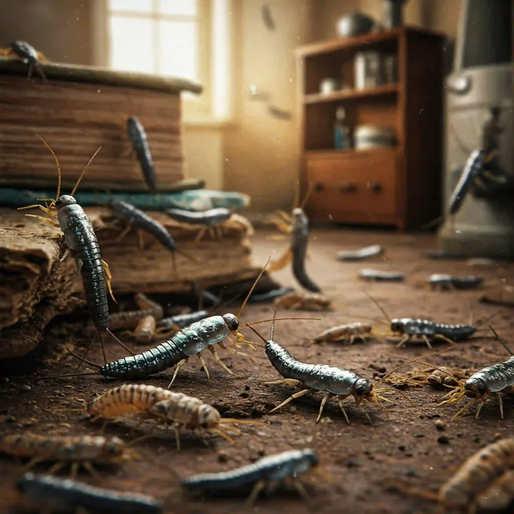 are silverfish hard to find in summers