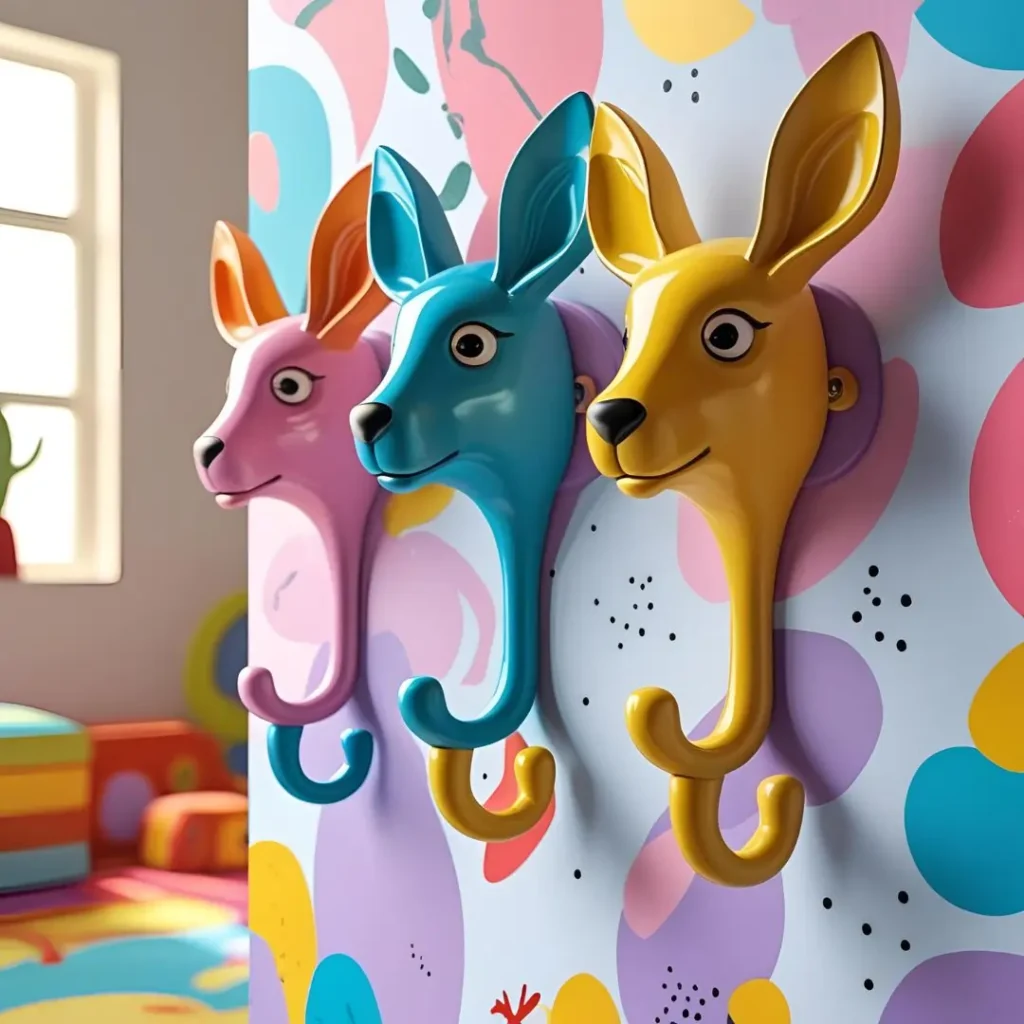 wall hooks to organize your space