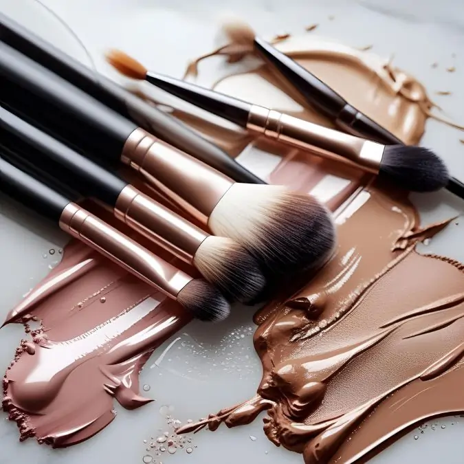 very dirty makeup tools