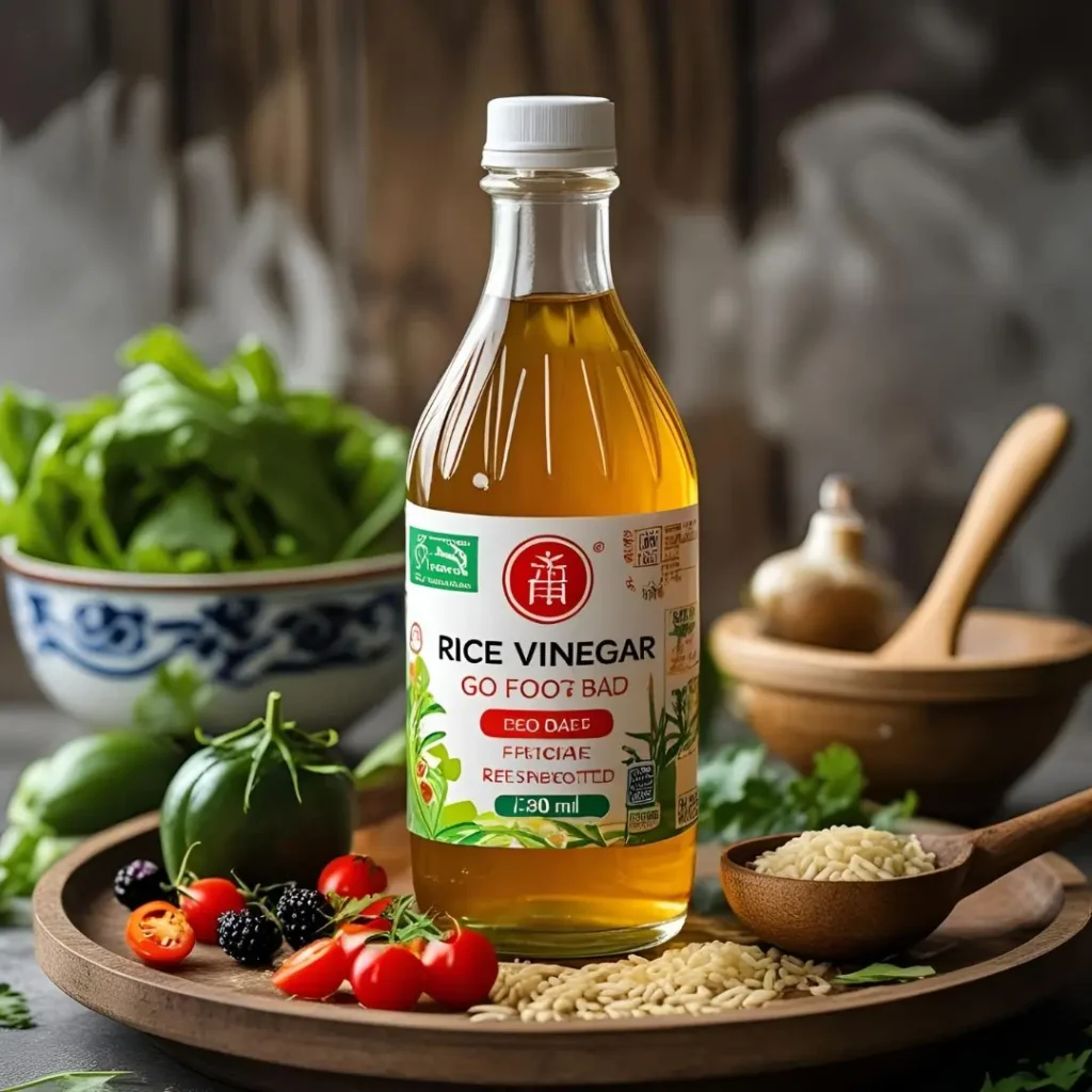 rice vinegar food refrigerator