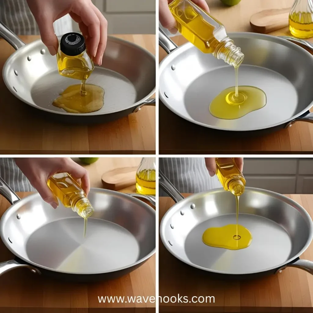 how to season the aluminium pan