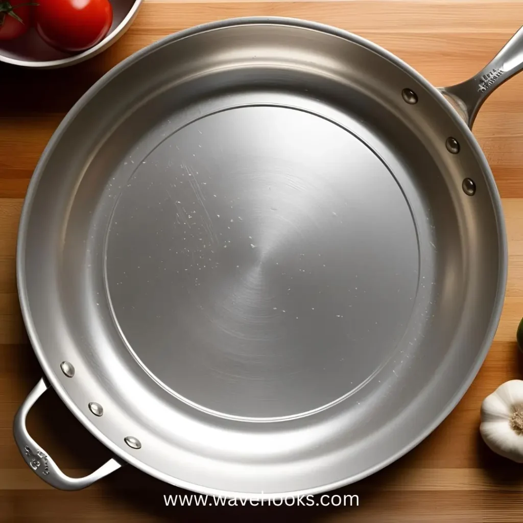 season an aluminium pan