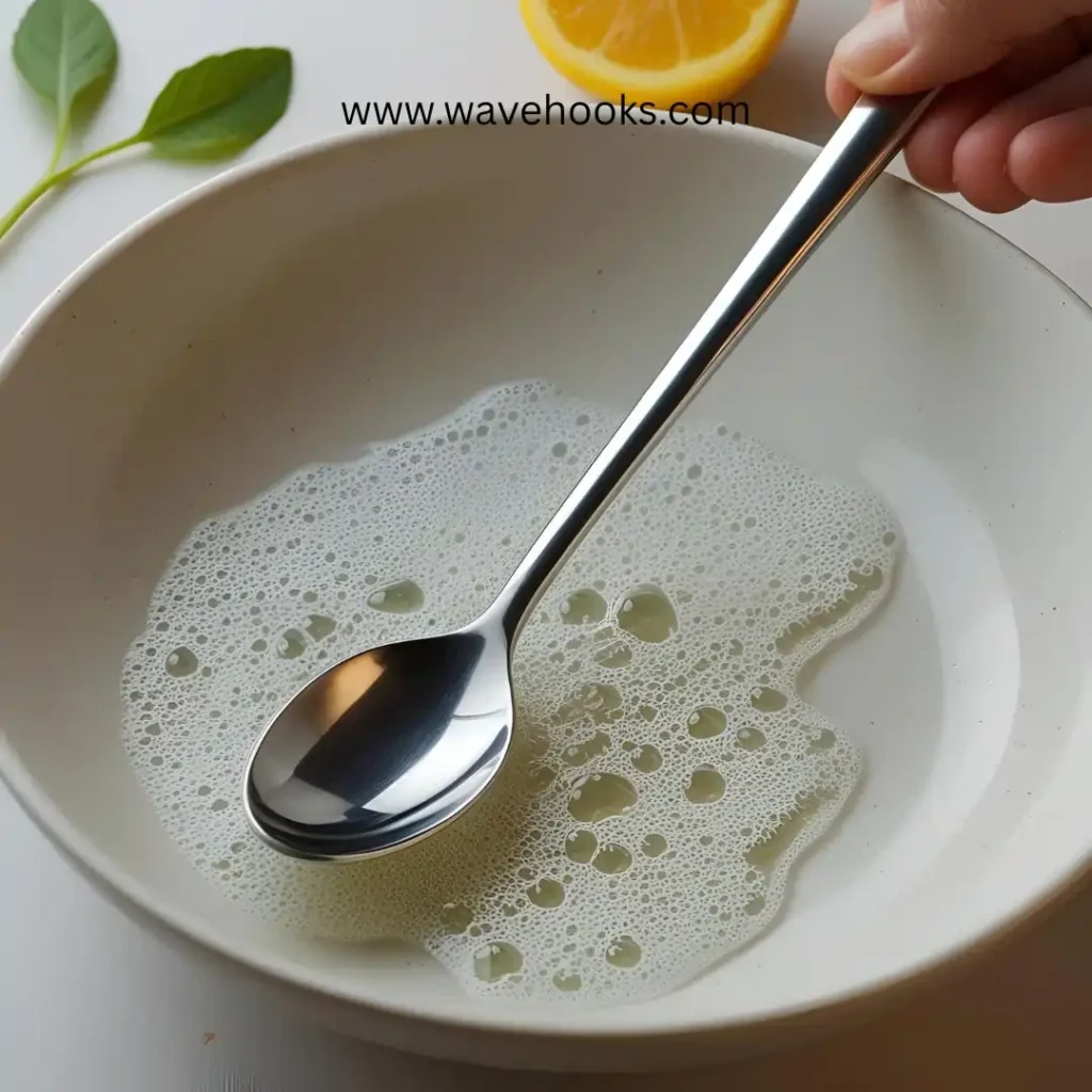 spoon in the dish