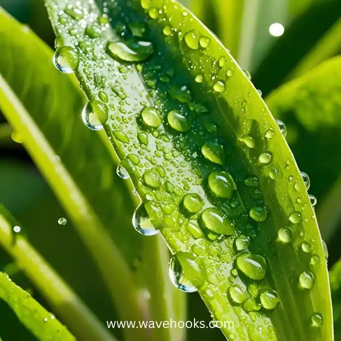 acetic acid on the leaves