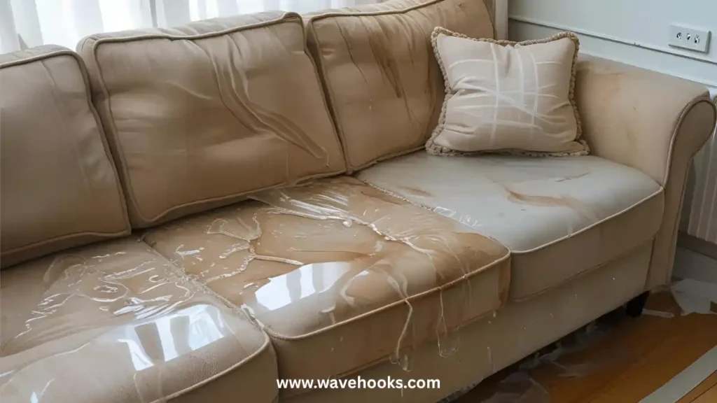vaseline stains on the couch