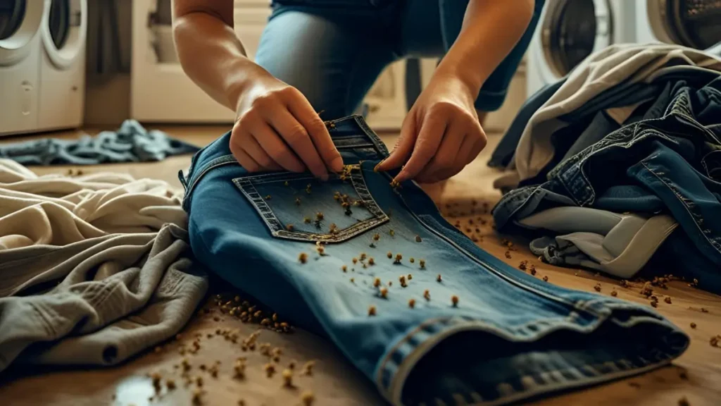 get burrs out of the clothes