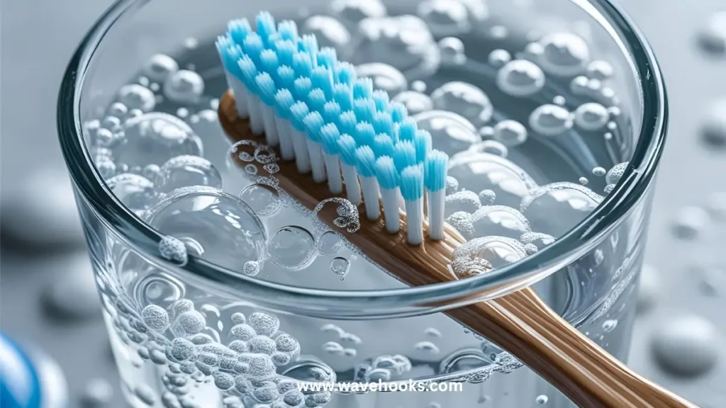 how to clean my tooth brush