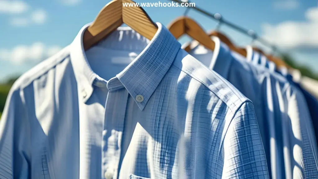 clothes drying in the sun