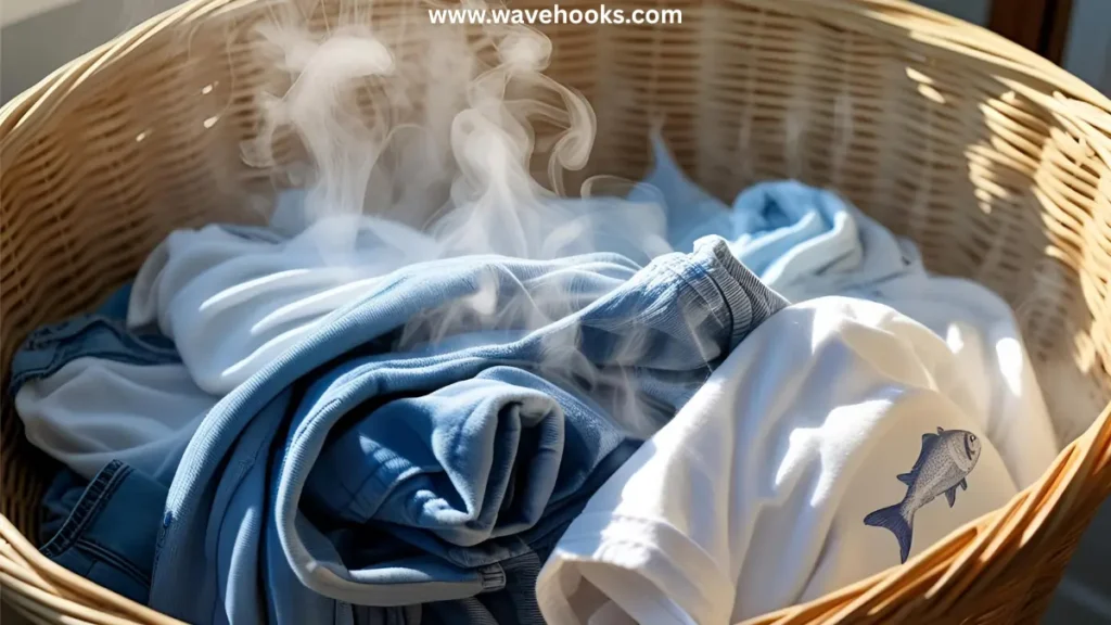 how to get fish oil out of clothes