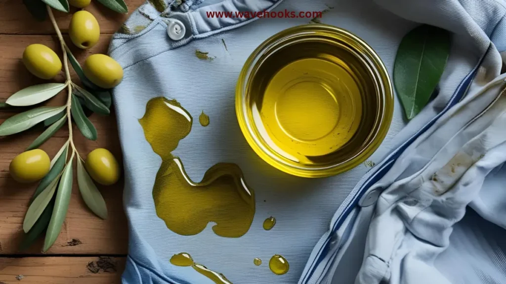 how to get olive oil stains from the clothes