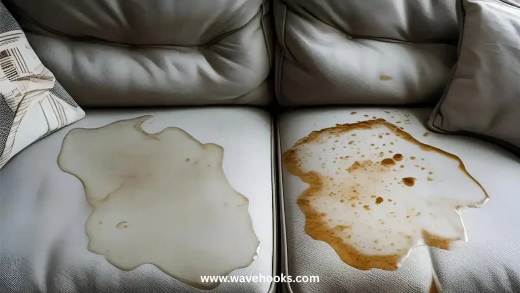 stains on couch