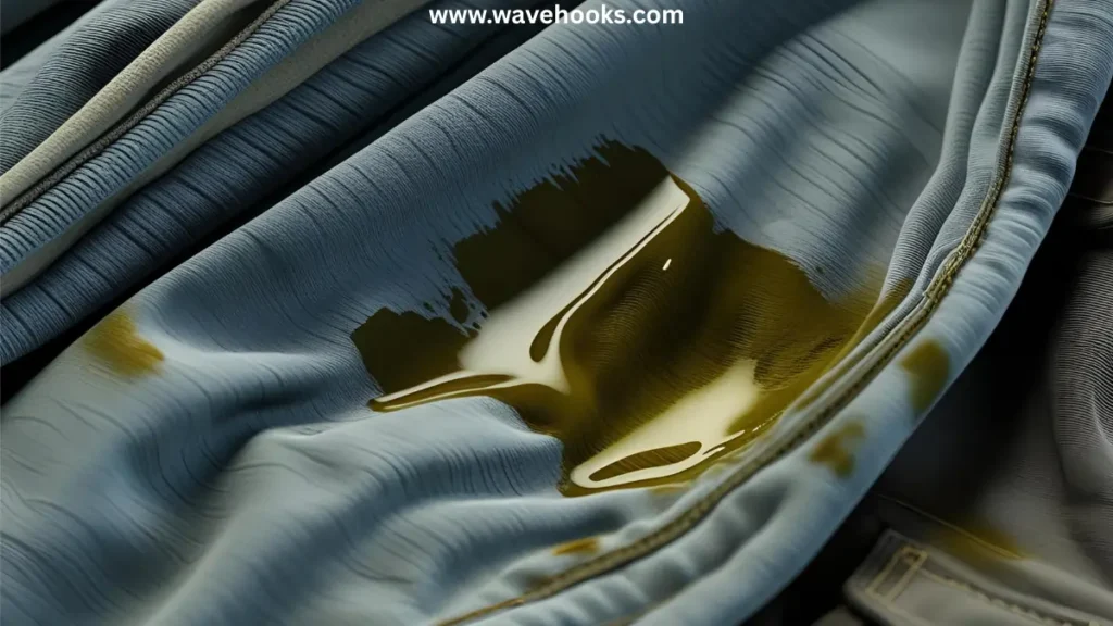 oil smell from the clothes