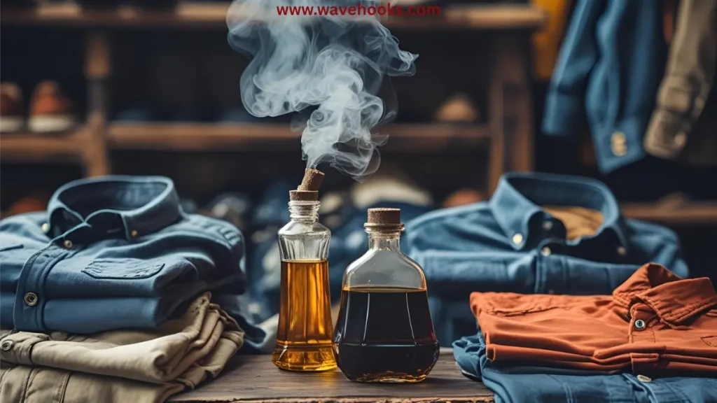 how to remove kerosine smell out of clothes