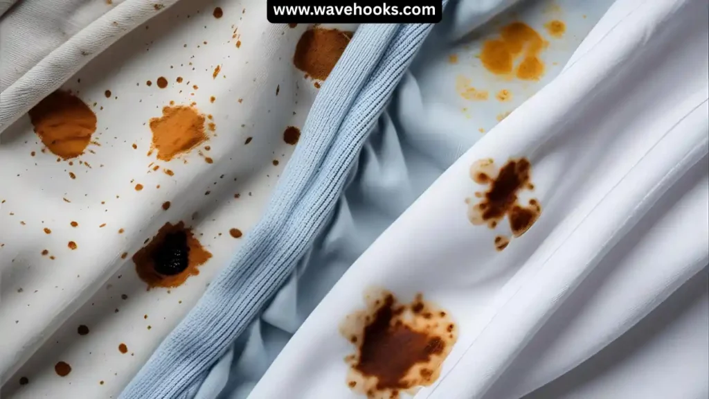 why do i get spots on my clothes after washing