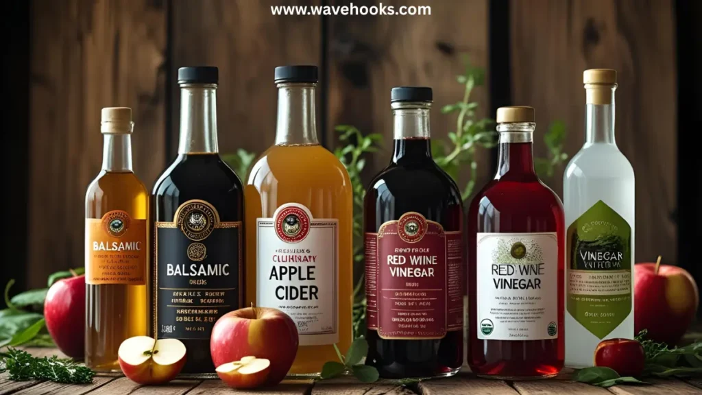 all types of vinegar