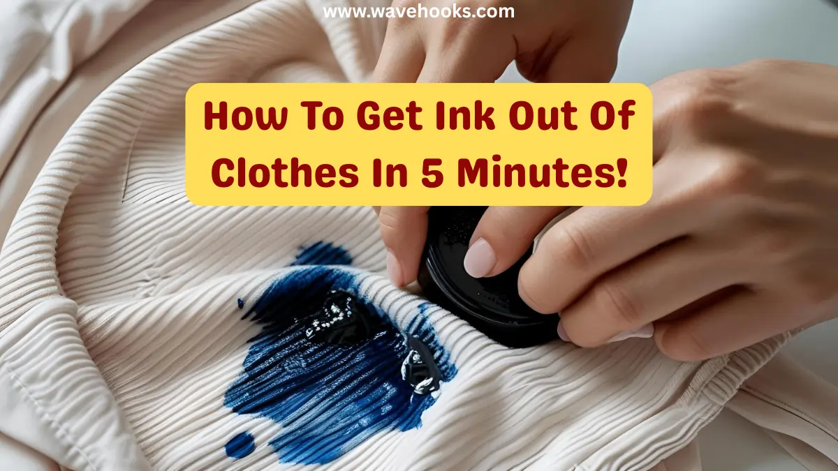 How To Get Ink Out Of Clothes In 5 Minutes!