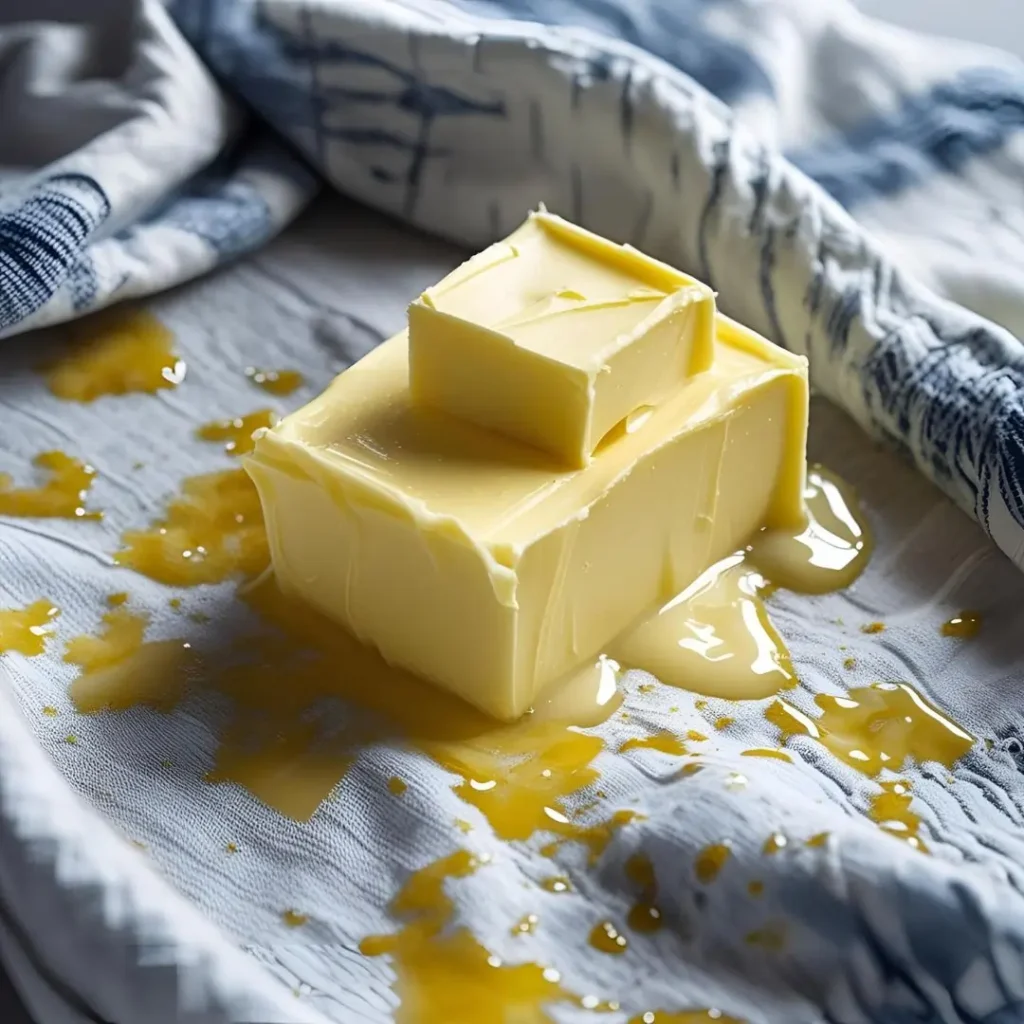 butter on clothes