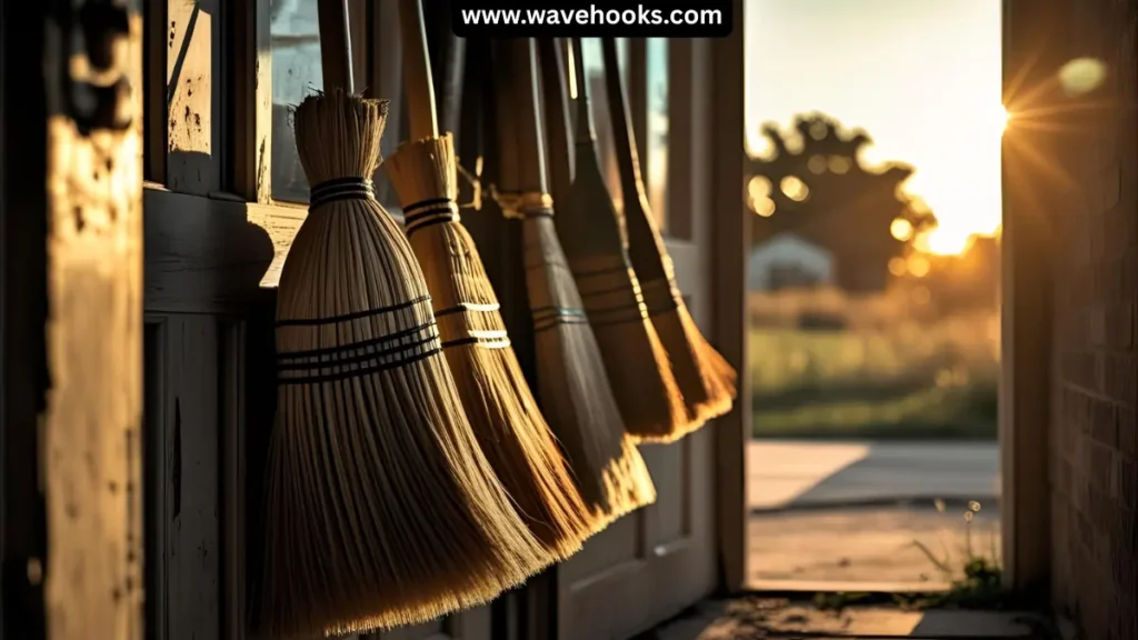 unused broom in the home