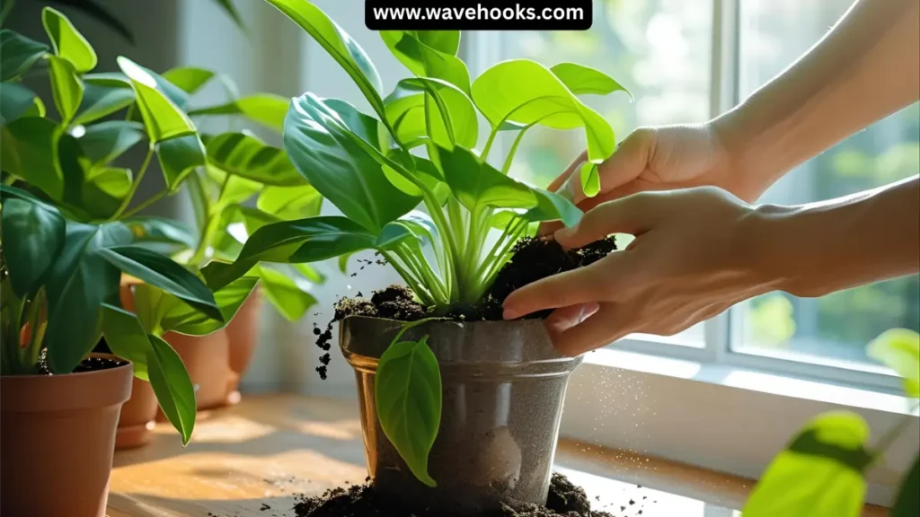 indoor plants in the home