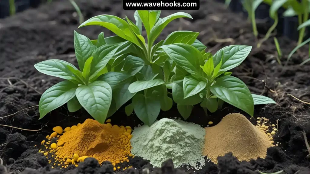 repotting the indoor plants