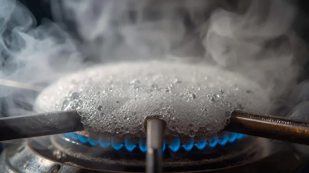 can i use vinegar on stove top burner