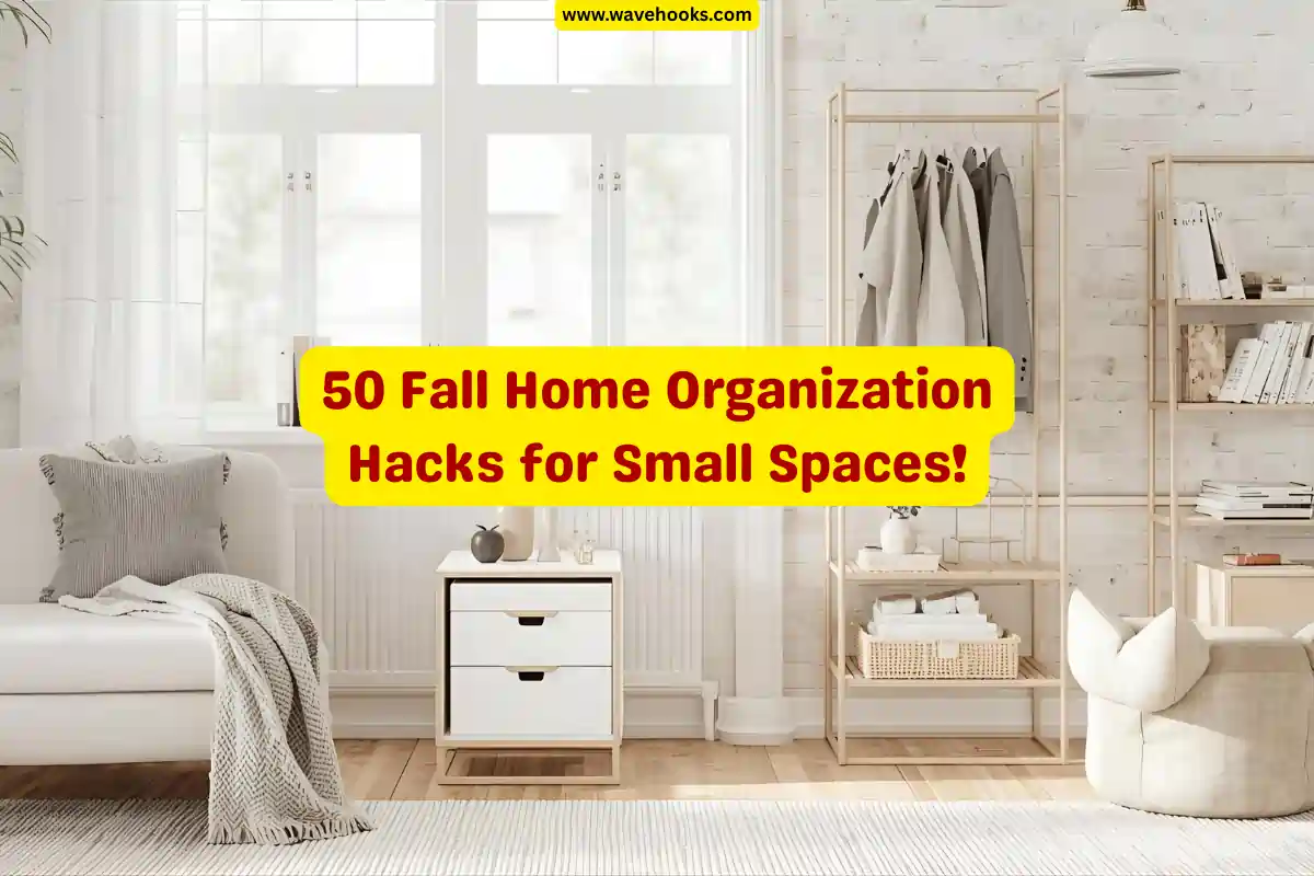 Fall Home Organization hacks for small spaces